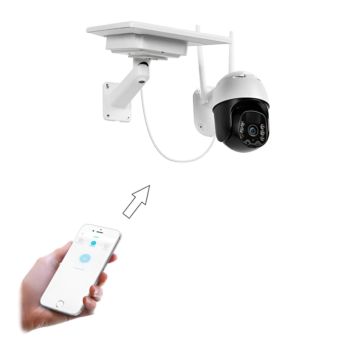 LITLAMP Smart Wireless Solar Surveillance Camera