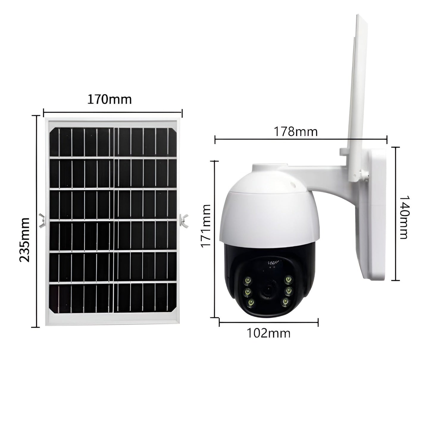 LITLAMP Smart Wireless Solar Surveillance Camera