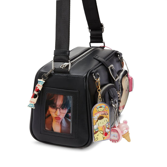 Lamoland photocard display bag with customizable front window for K-pop cards