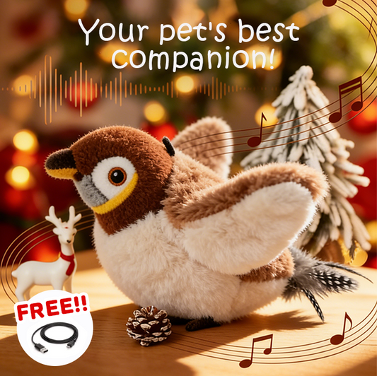 NESLEMY Soft Plush Bird Toy, Cozy Christmas Home Decor