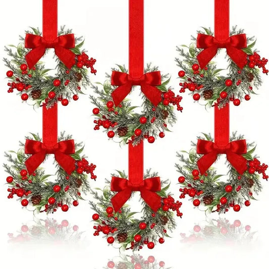 Sky Feels™ Mini Christmas Wreaths (Pack of 5)