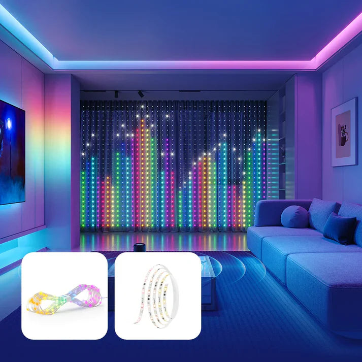 Dynamic Curtain Lights