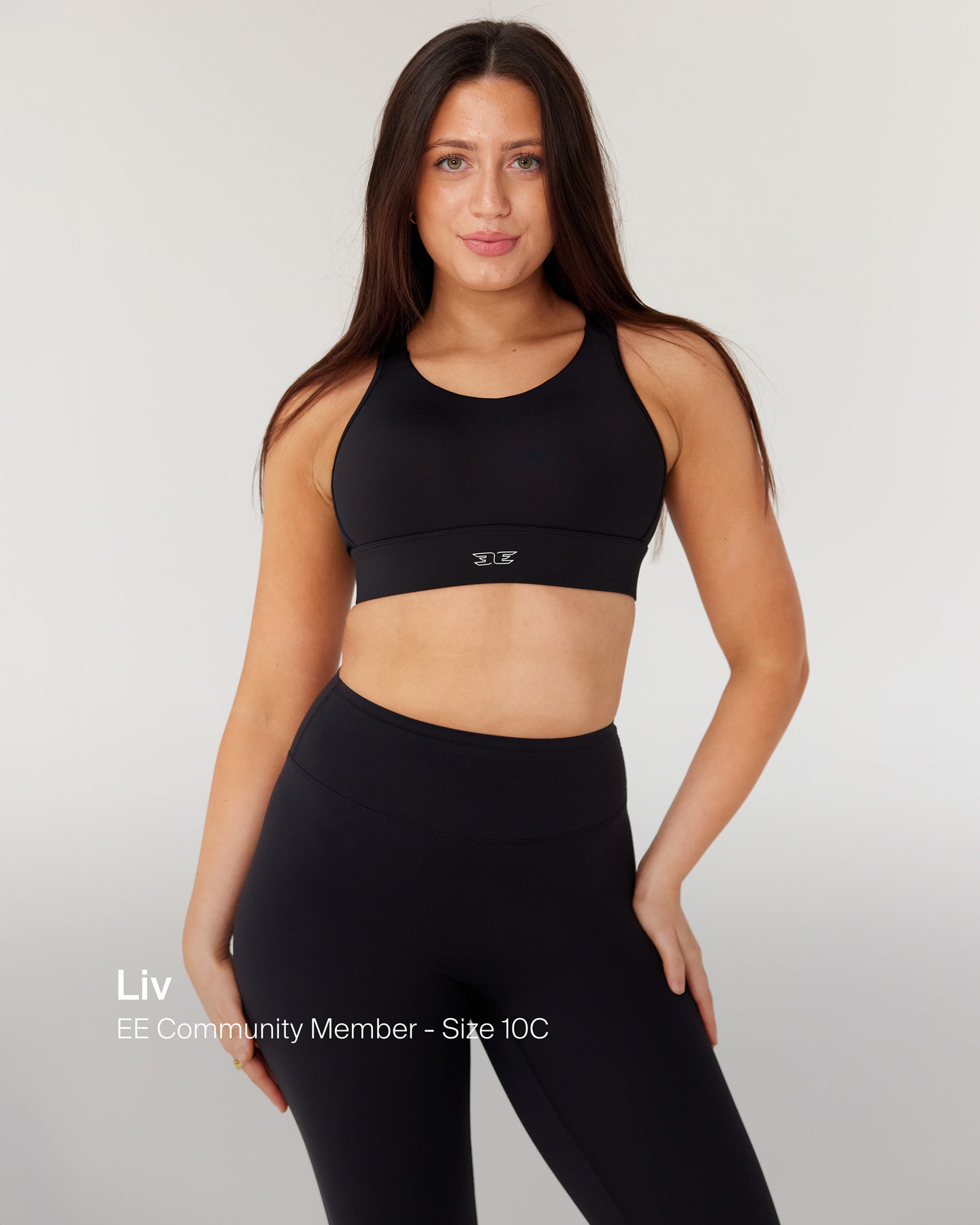 High Support Performance Bra - Black