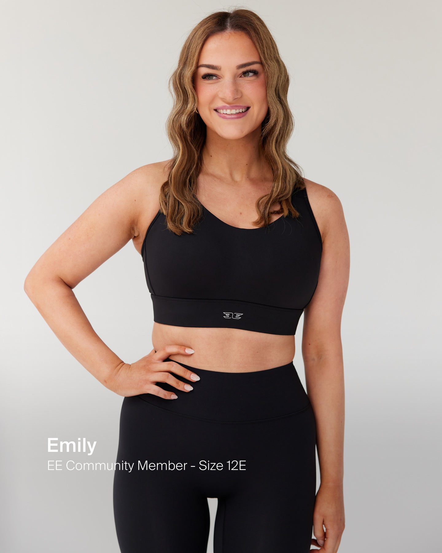 High Support Performance Bra - Black