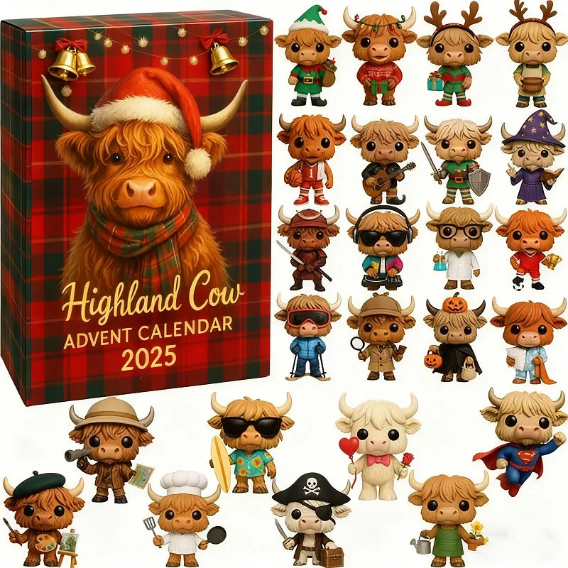 🎁 Highland Cow Advent Calendar 2025 🐮🎄