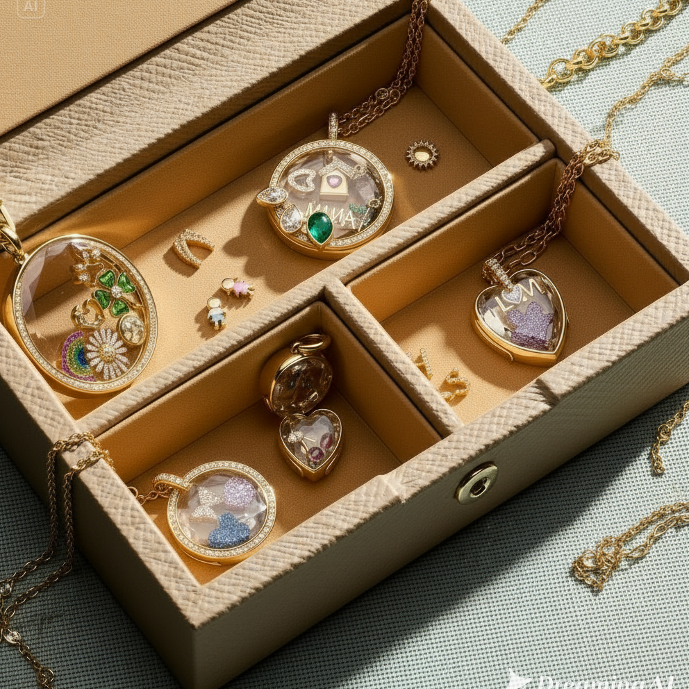 Ava Delora Locket Necklace - Ava Delora