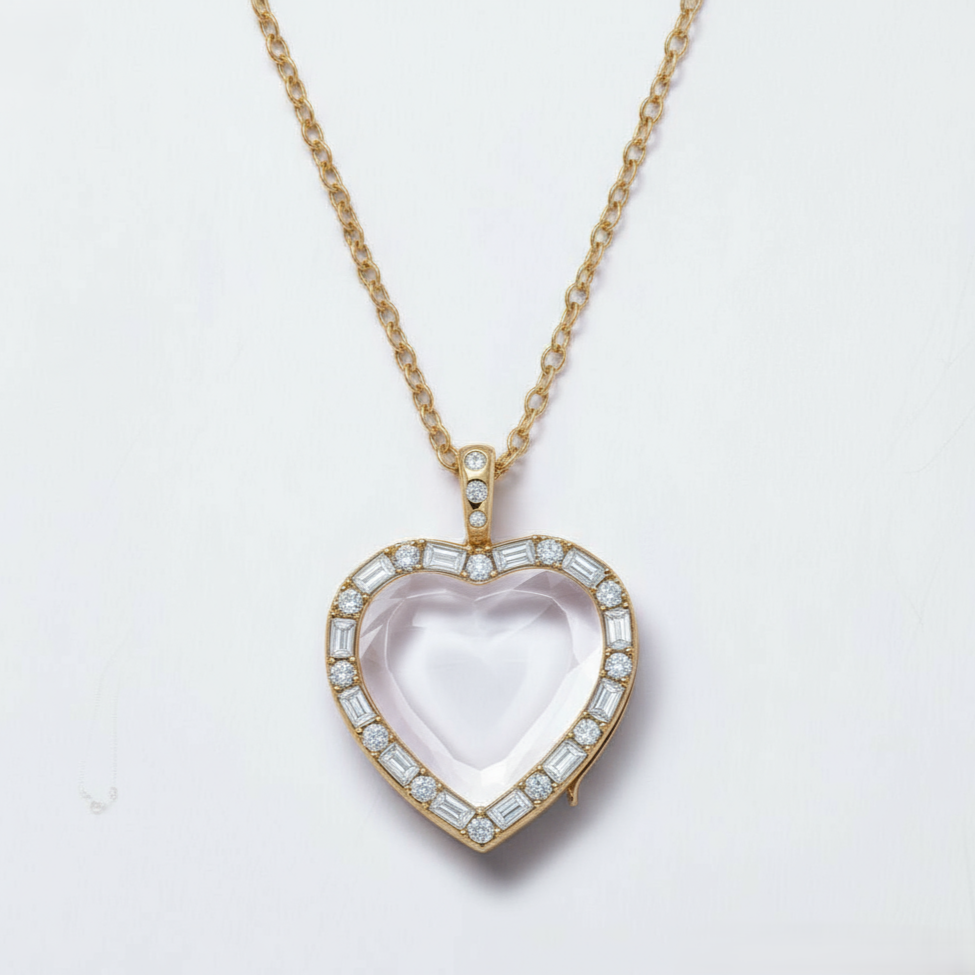 Ava Delora Locket Necklace
