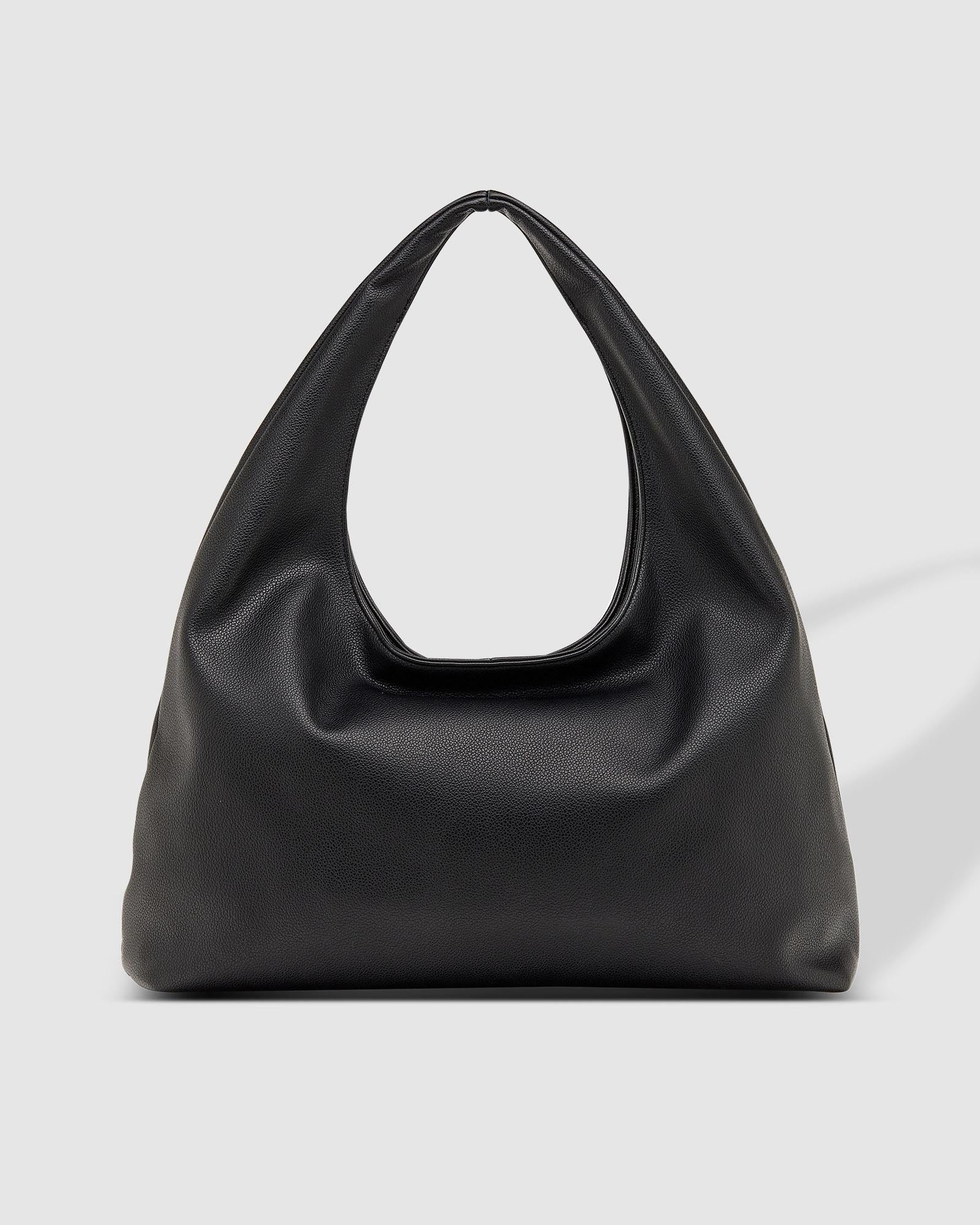 Louenhide Monaco Bag in black vegan leather - back view