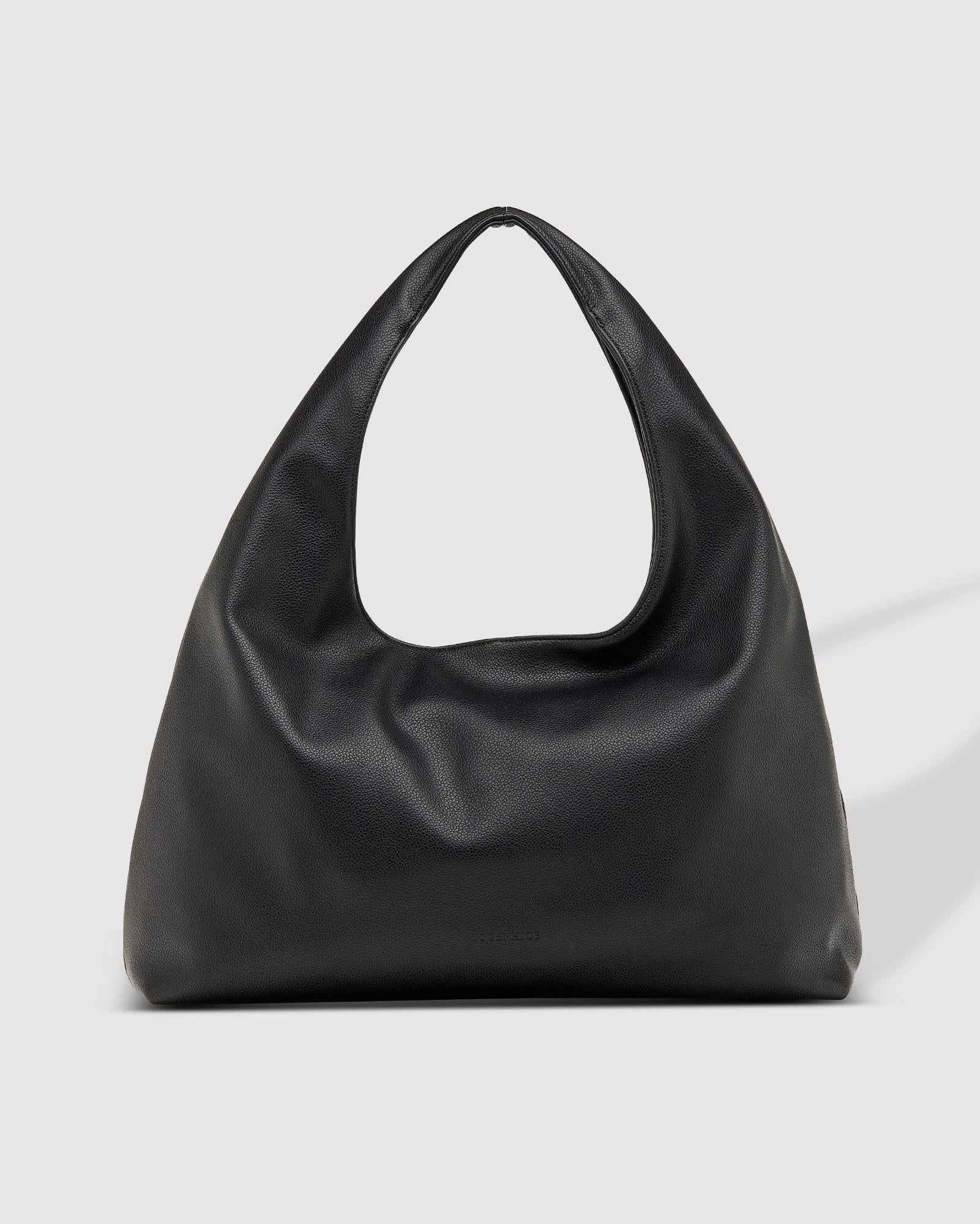 Louenhide Monaco Bag in black vegan leather - front view