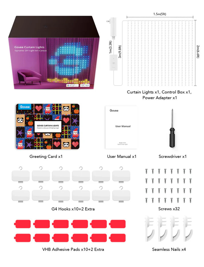 Dynamic Curtain Lights